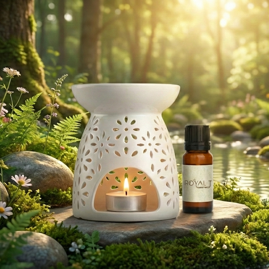 סט מבער + תמצית שמן ארומטית